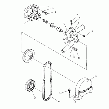 WATER PUMP RXL 0966768 (4932033203C009)