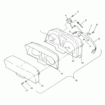 INSTRUMENTS 600 XCR SP 0965677 and EUROPEAN 600 XCR SP E965677 (4932063206B001)