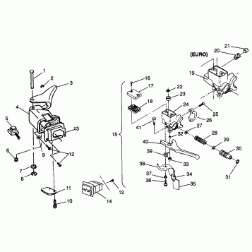 CONTROLS 600 XCR SP 0965677 and EUROPEAN 600 XCR SP E965677 (4932063206B003)