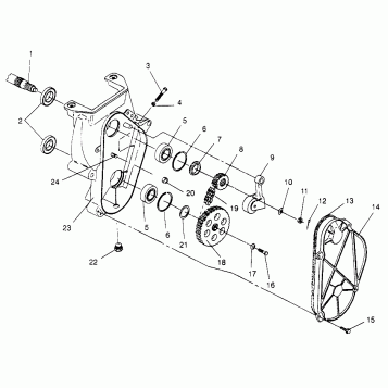 CHAINCASE 600 XCR SP 0965677 and EUROPEAN 600 XCR SP E965677 (4932063206B009)