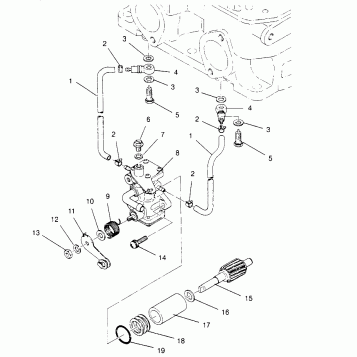 OIL PUMP 440 XCR 0961660 (4932113211D001)