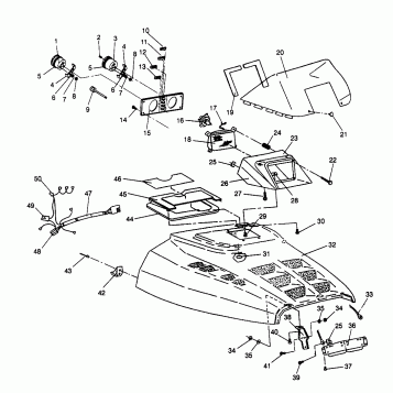 HOOD 600 XCR 0961676 and EUROPEAN 600 XCR E961676 (4932123212A009)