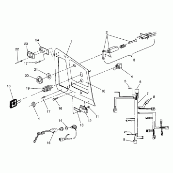 CONSOLE 600 XCR 0961676 and EUROPEAN 600 XCR E961676 (4932123212A013)
