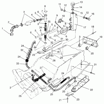 COOLING SYSTEM 600 XCR 0961676 and EUROPEAN 600 XCR E961676 (4932123212B003)