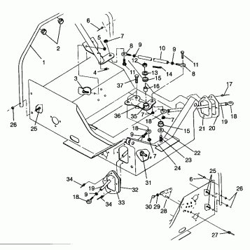 STEERING 600 XCR 0961676 and EUROPEAN 600 XCR E961676 (4932123212B005)