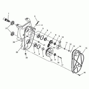 CHAINCASE 600 XCR 0961676 and EUROPEAN 600 XCR E961676 (4932123212B007)
