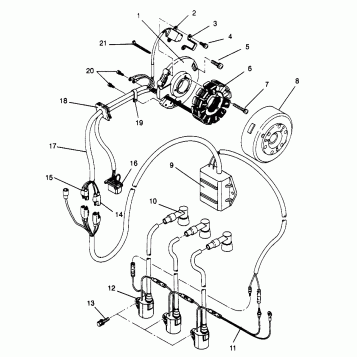 MAGNETO 600 XCR 0961676 and EUROPEAN 600 XCR E961676 (4932123212C014)