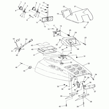 HOOD SUPER SPORT 0960743 (4932183218A009)