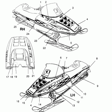 DECALS SUPER SPORT 0960743 (4932183218A011)