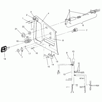 CONSOLE SUPER SPORT 0960743 (4932183218A013)