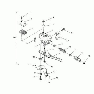 MASTER CYLINDER SUPER SPORT 0960743 (4932183218A014)