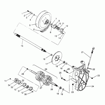 DRIVE TRAIN SUPER SPORT 0960743 (4932183218B007)