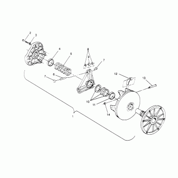 DRIVE CLUTCH SUPER SPORT 0960743 (4932183218B012)
