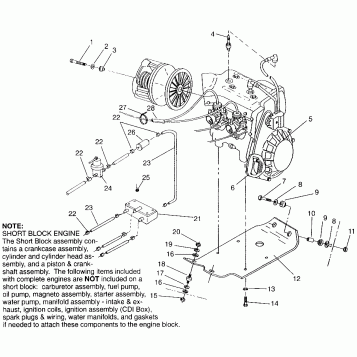 ENGINE MOUNTING SUPER SPORT 0960743 (4932183218B014)