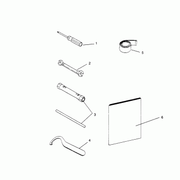 TOOL KIT SUPER SPORT 0960743 (4932183218C003)