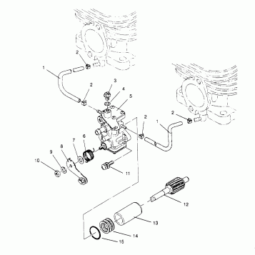 OIL PUMP SUPER SPORT 0960743 (4932183218C009)