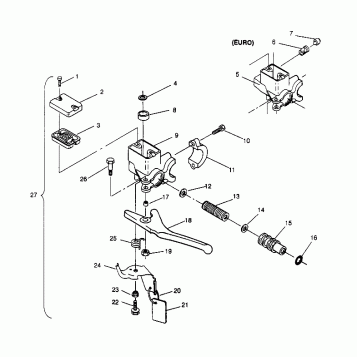 MASTER CYLINDER SPORT 0960443, SPORT TOURING 0960243  and EUROPEAN SPORT TO (4932223222B003)