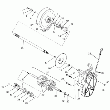 DRIVE TRAIN SPORT 0960443, SPORT TOURING 0960243 and EUROPEAN SPORT TOURING (4932223222B010)