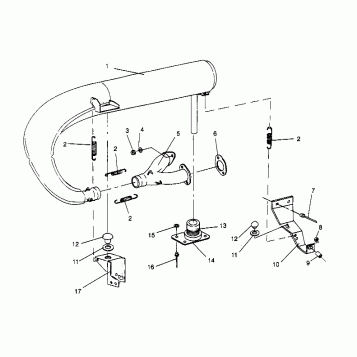 EXHAUST SYSTEM SPORT 0960443, SPORT TOURING 0960243 and EUROPEAN SPORT TOUR (4932223222C008)