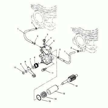 OIL PUMP SPORT 0960443, SPORT TOURING 0960243  and EUROPEAN SPORT TOURING E (4932223222D002)