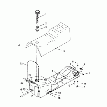 SEAT and GAS TANK TRAN SPORT 0960143 and  EURO TRAN SPORT E960143 (4932273227A008)