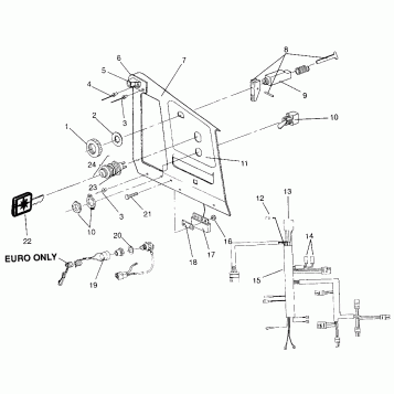 CONSOLE TRAN SPORT 0960143 and EURO TRAN SPORT E960143 (4932273227B001)