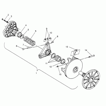 DRIVE CLUTCH TRAN SPORT 0960143 and  EURO TRAN SPORT E960143 (4932273227B014)