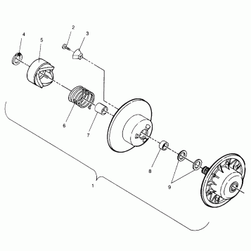 DRIVEN CLUTCH TRAN SPORT 0960143 and  EURO TRAN SPORT E960143 (4932273227C001)