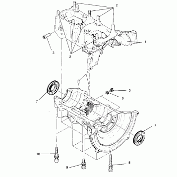 CRANKCASE TRAN SPORT 0960143 and  EURO TRAN SPORT E960143 (4932273227C005)