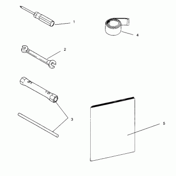 TOOL KIT TRAN SPORT 0960143 and  EURO TRAN SPORT E960143 (4932273227C013)