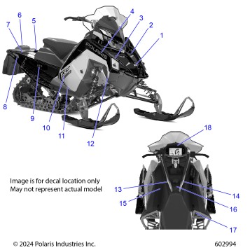 BODY, DECAL, BLACK SIDE PANEL W/BLUE DUSK ACCENT - S26TDP8RS (602994)