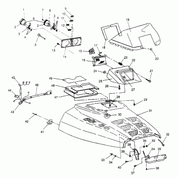 HOOD ASSEMBLY - X951660 (4932833283A010)