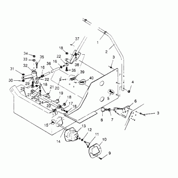 STEERING ASSEMBLY 440 XCR SP X951660 (4932833283B005)