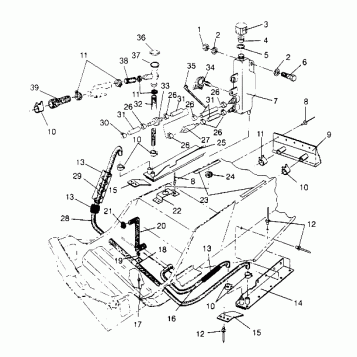 COOLING SYSTEM  440 XCR SP X951660 (4932833283B006)