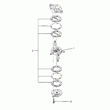 FUEL PUMP  440 XCR SP X951660 (4932833283C014)
