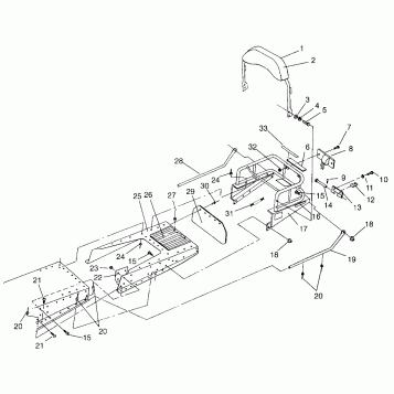 RACK and TUNNEL EXTENSION LITE GT 0963133 and EUROPEAN LITE GT E963133 (4933083308A013)