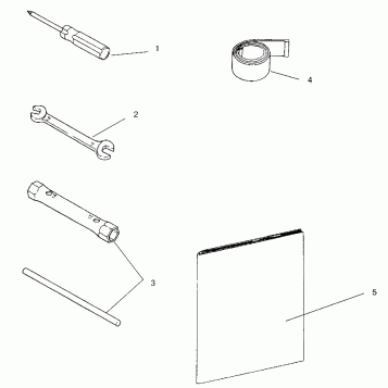 TOOL KIT LITE GT 0963133 and EUROPEAN LITE GT E963133 (4933083308A014)