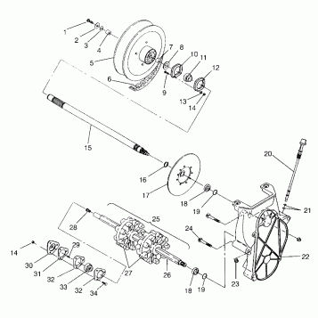 DRIVE TRAIN LITE GT 0963133 and EUROPEAN LITE GT E963133 (4933083308B006)
