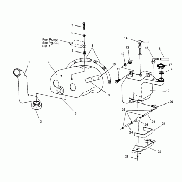 OIL TANK / AIR BOX LITE GT 0963133 and EUROPEAN LITE GT E963133 (4933083308C001)