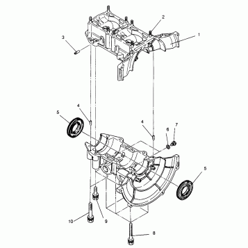 CRANKCASE LITE GT 0963133 and EUROPEAN LITE GT E963133 (4933083308C003)