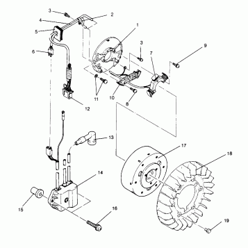 MAGNETO LITE GT 0963133 and EUROPEAN LITE GT E963133 (4933083308C008)