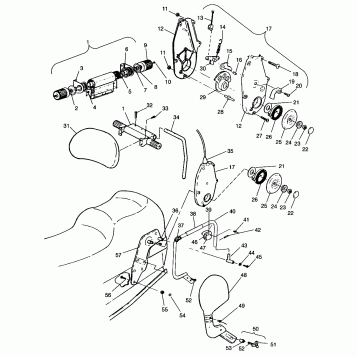 BACKREST CLASSIC TOURING 0963365 and EUROPEAN CLASSIC TOURING E963365 (4933623362A007)