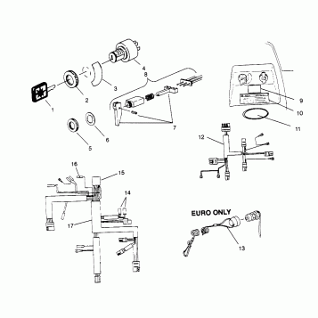 IGNITION and WIRE HARNESS CLASSIC TOURING 0963365 and EUROPEAN CLASSIC TOUR (4933623362A010)