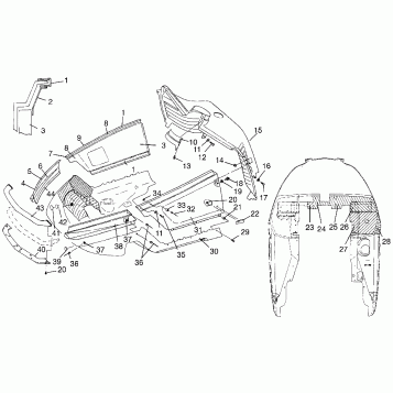 NOSEPAN CLASSIC TOURING 0963365 and EUROPEAN CLASSIC TOURING E963365 (4933623362A011)