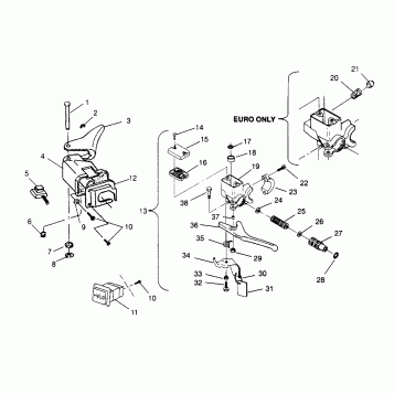 CONTROLS CLASSIC TOURING 0963365 and EUROPEAN CLASSIC TOURING E963365 (4933623362B006)