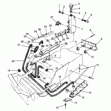 COOLING SYSTEM CLASSIC TOURING 0963365 and EUROPEAN CLASSIC TOURING E963365 (4933623362B007)