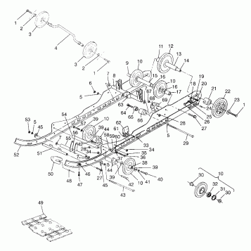 SUSPENSION CLASSIC TOURING 0963365 and EUROPEAN CLASSIC TOURING E963365 (4933623362B011)