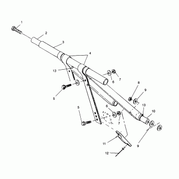 FRONT TORQUE ARM CLASSIC TOURING 0963365 and EUROPEAN CLASSIC TOURING E9633 (4933623362B013)