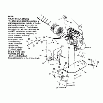 ENGINE MOUNTING CLASSIC TOURING 0963365 and EUROPEAN CLASSIC TOURING E96336 (4933623362C004)