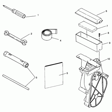 TOOL KIT CLASSIC TOURING 0963365 and EUROPEAN CLASSIC TOURING E963365 (4933623362C007)